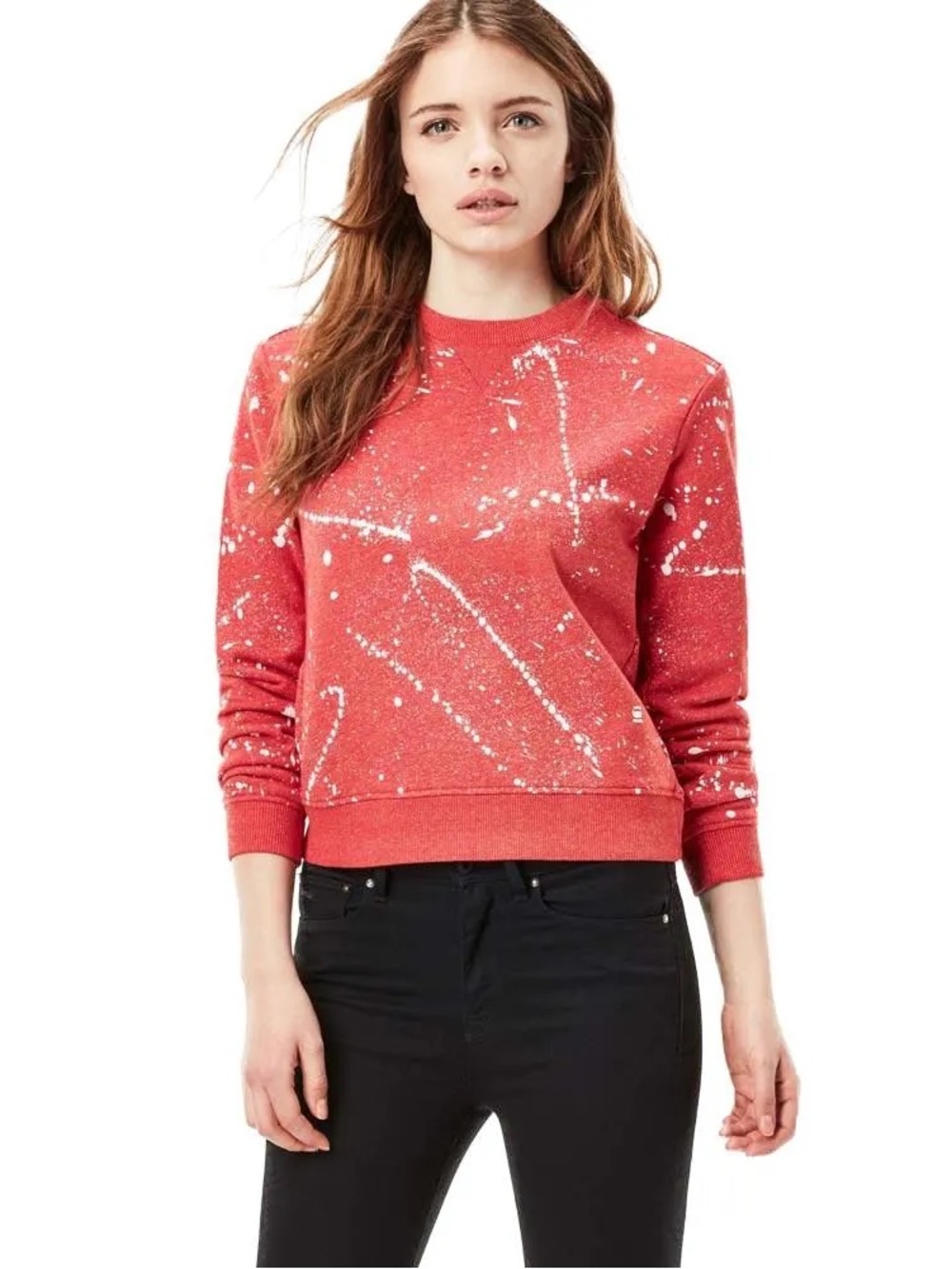 G-Star Raw Luuto Splatter Cropped Sweatshirt XS